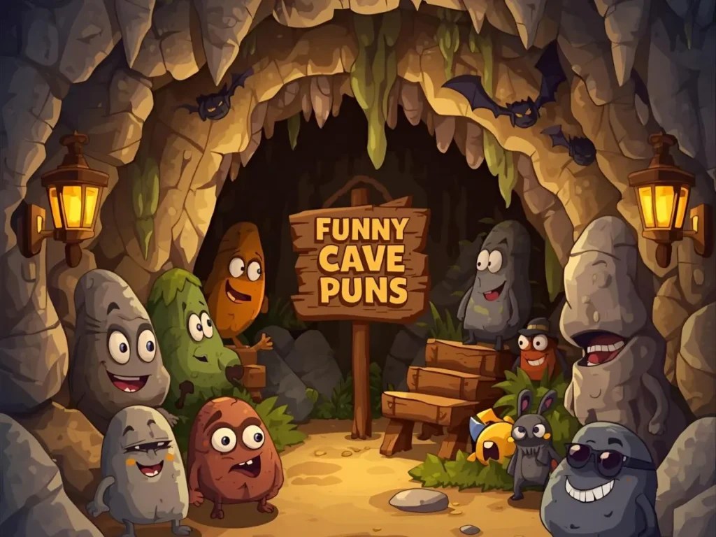 Funny Cave Puns