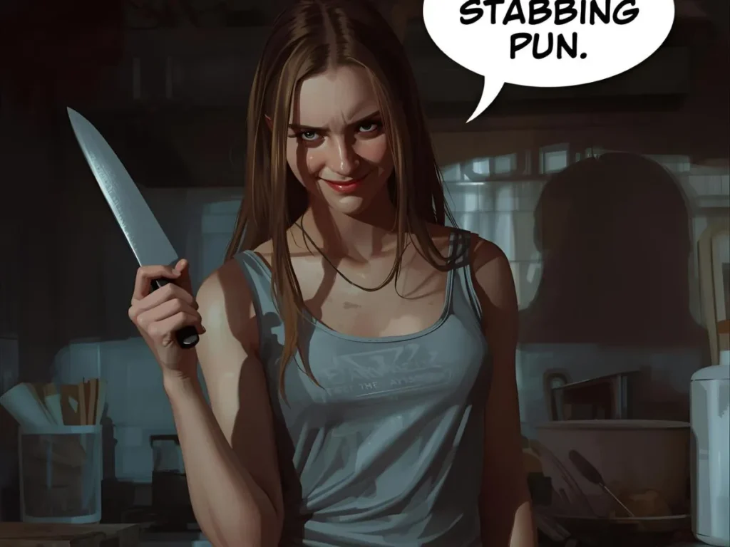 Dark Humor Stabbing Puns