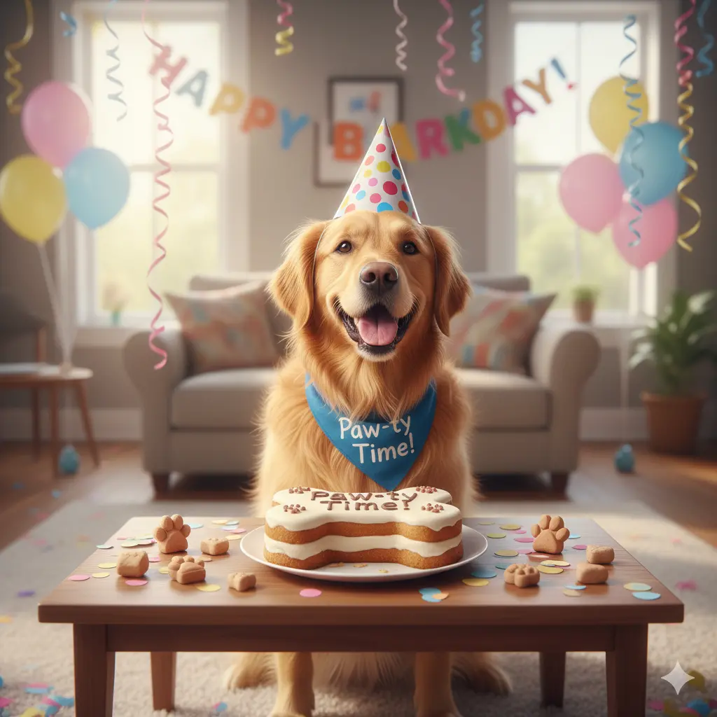 Dog Birthday Puns for Cakes & Treats