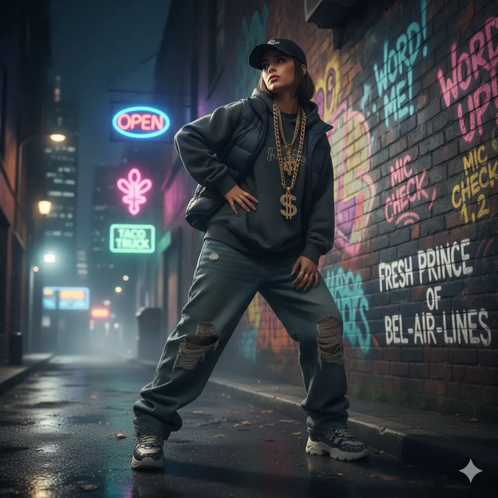 Hip-Hop Puns with Serious Street Style