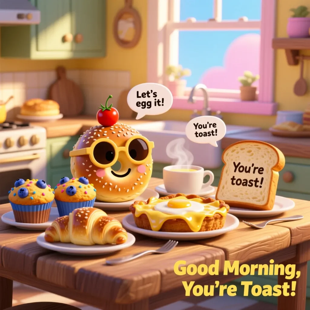 Bagel & Breakfast Bake Puns