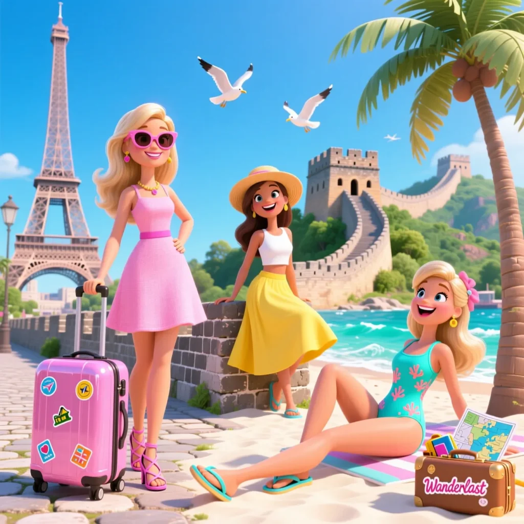 Barbie Travel Puns