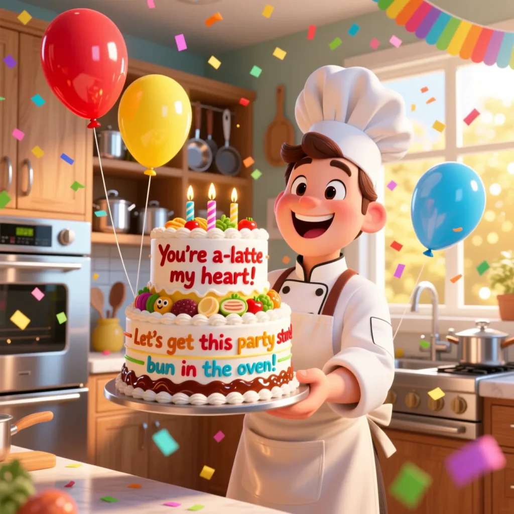 Birthday Chef Puns