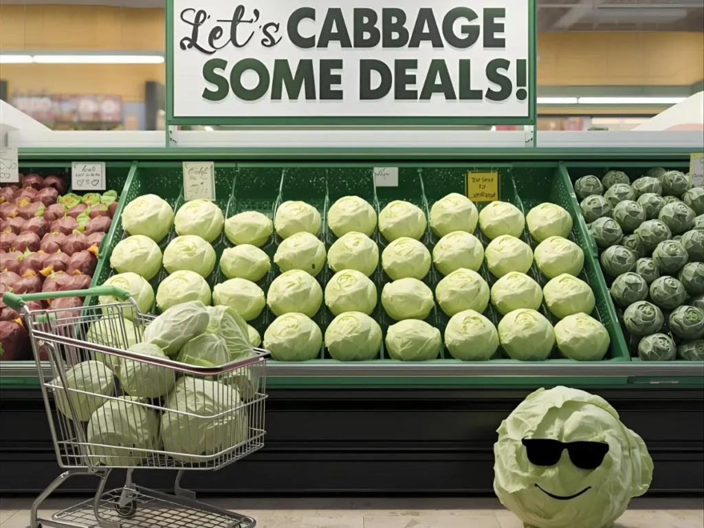 Cabbage Shopping Puns