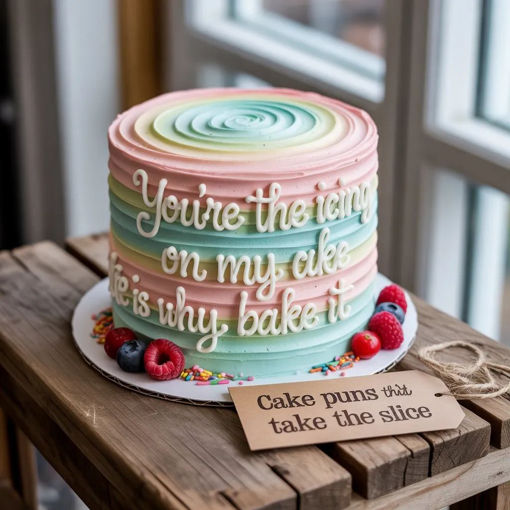 Cake Puns That Take the Slice