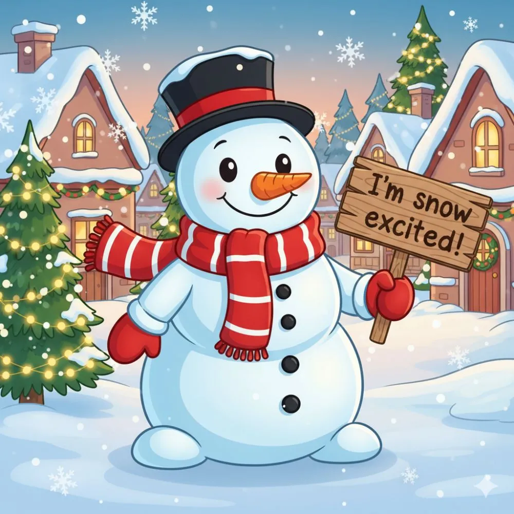 Cartoon Christmas Puns