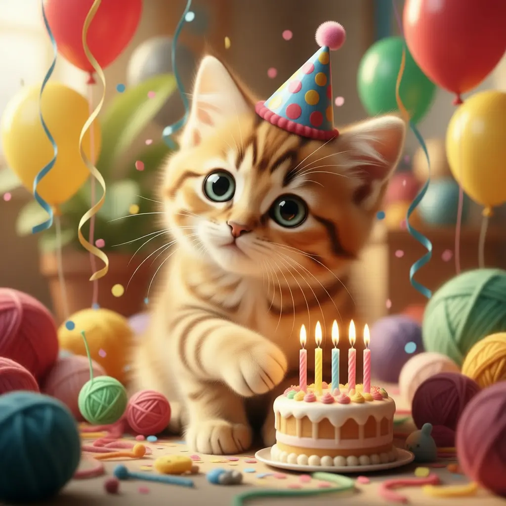 Cat Birthday Puns