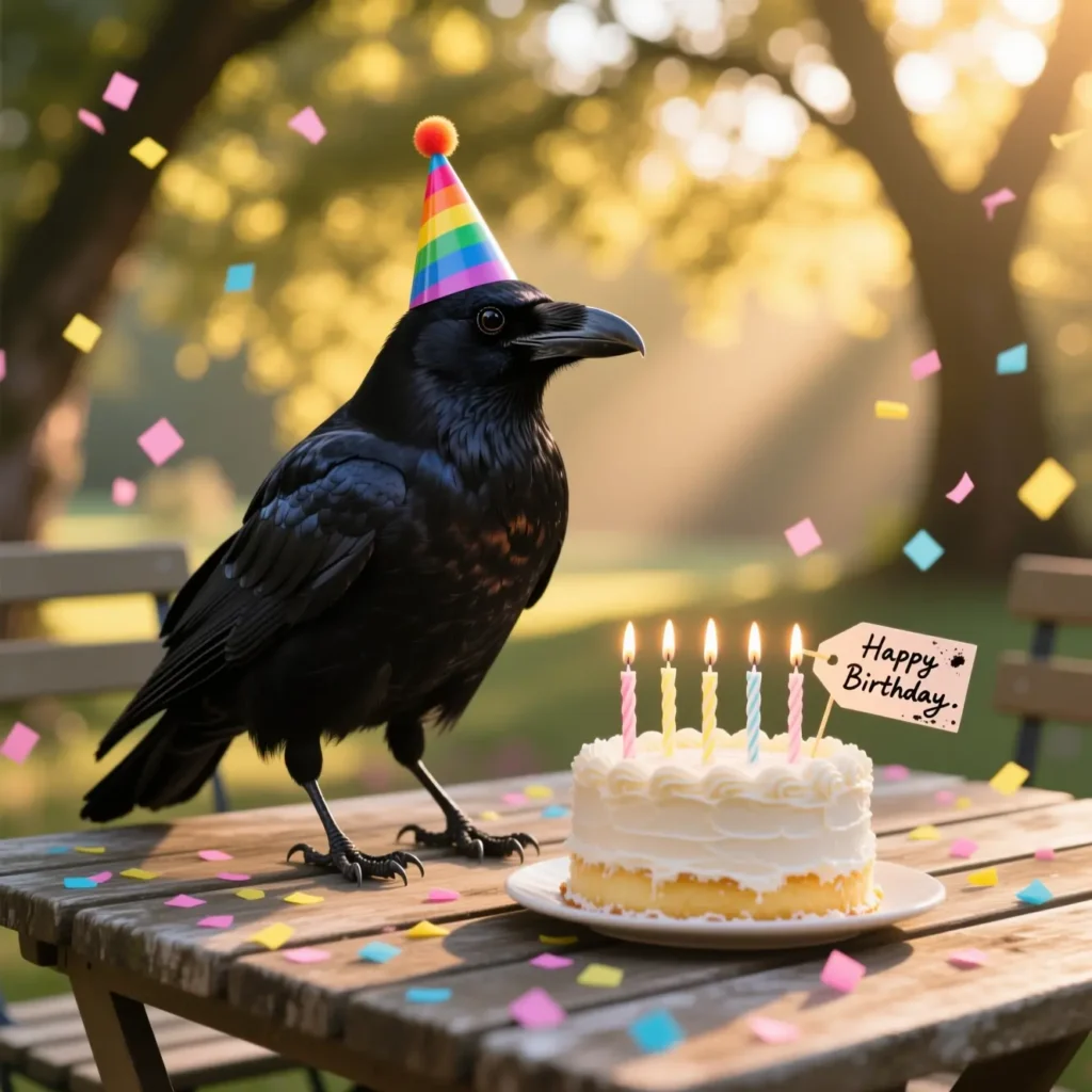 Crow Themed Birthday Puns