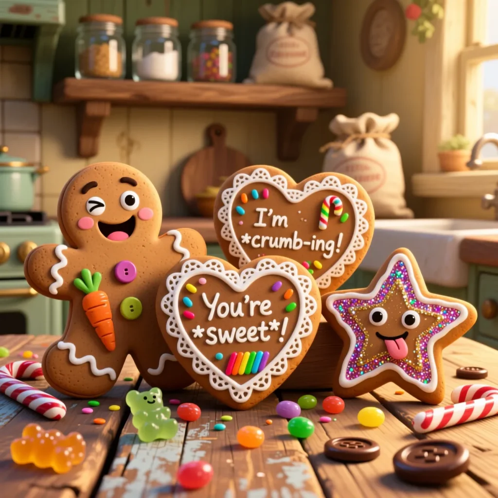 Cute Gingerbread Puns 