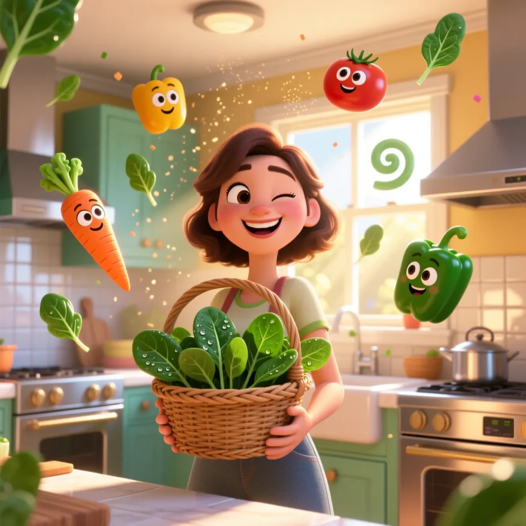 Cute Spinach Puns for Kids