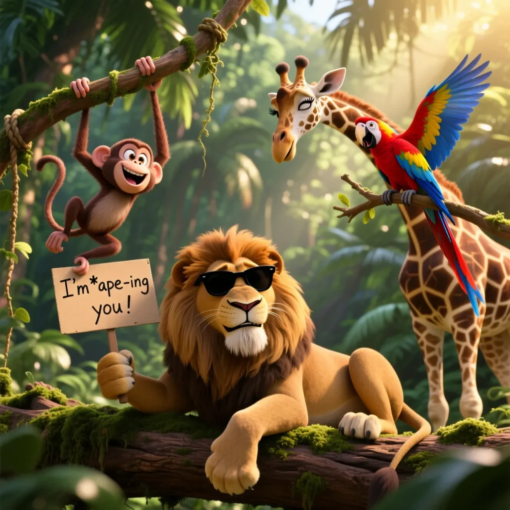 Funny Jungle Animal Puns