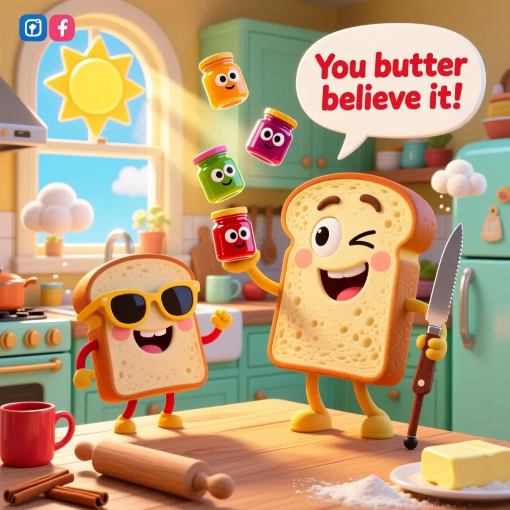 Funny Toast Puns for Everyday Laughs