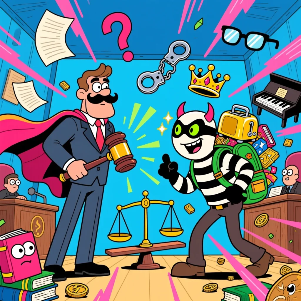 Law vs. Crime Puns That Steal the Show