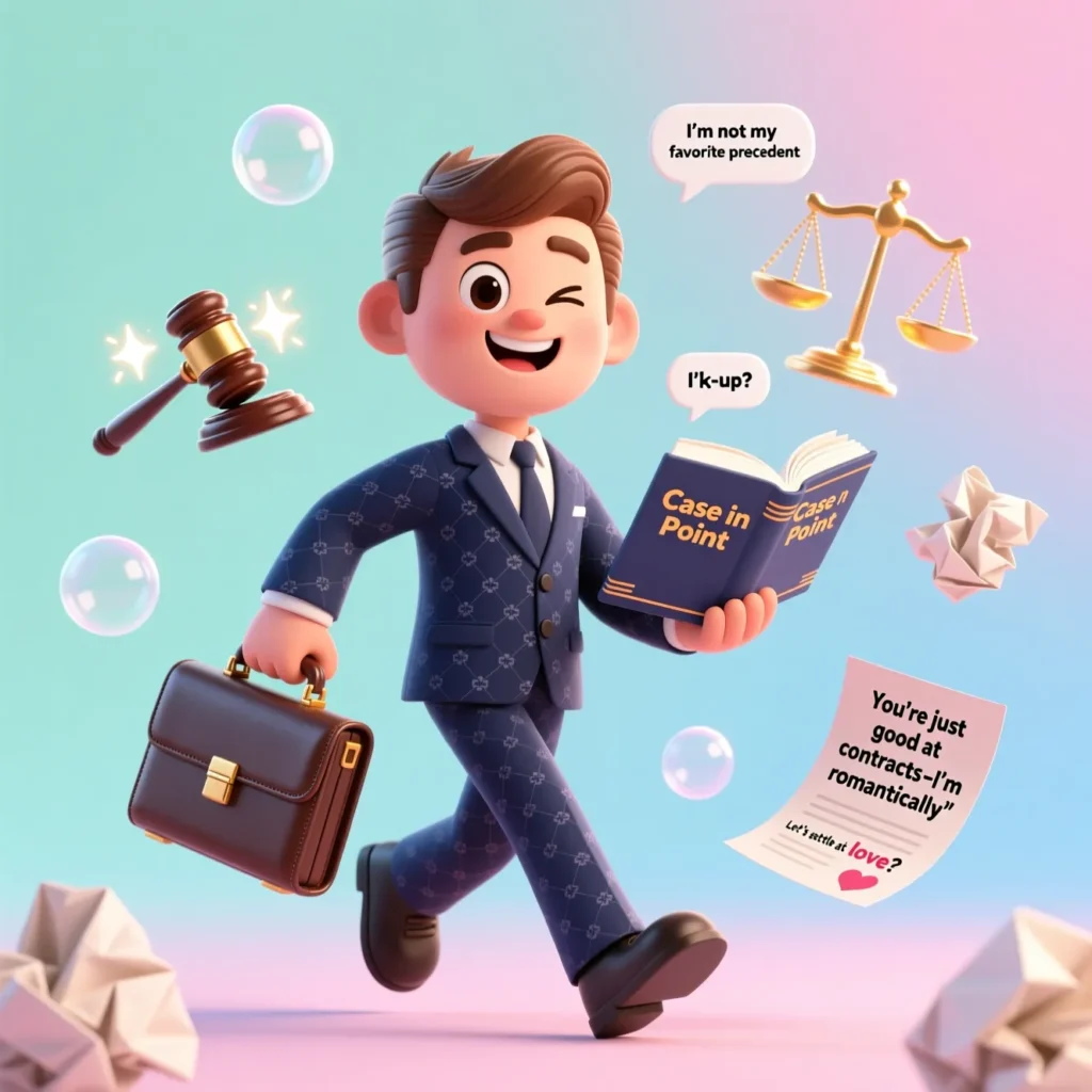 Lawyer Pick Up Lines That Are Case Closed Cute