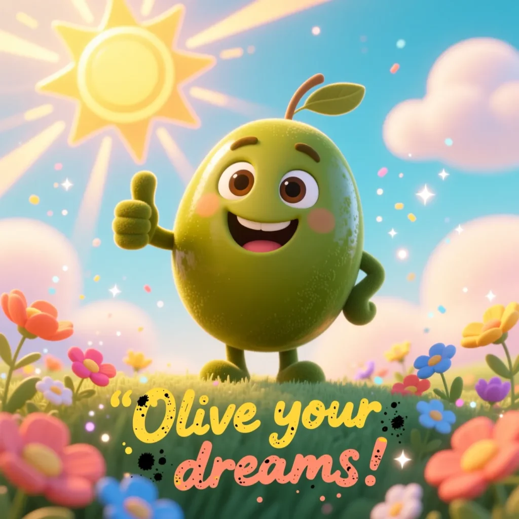Olive Puns for Motivation & Positivity