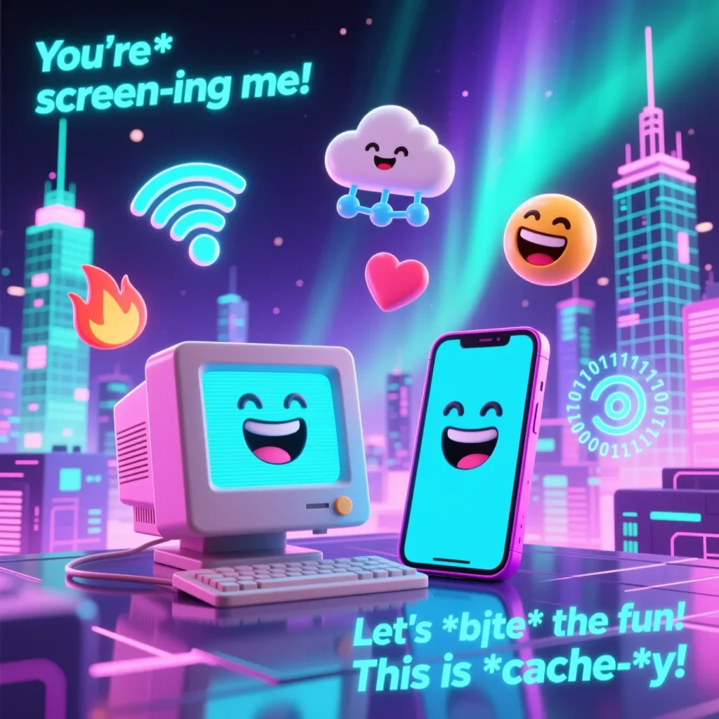 One Tech Puns for the Digital Age