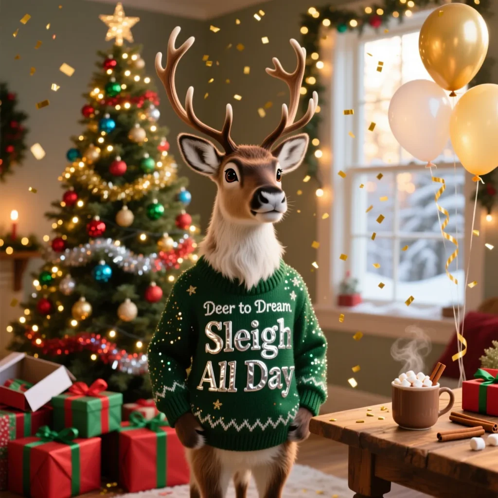 Party & Holiday Reindeer Puns