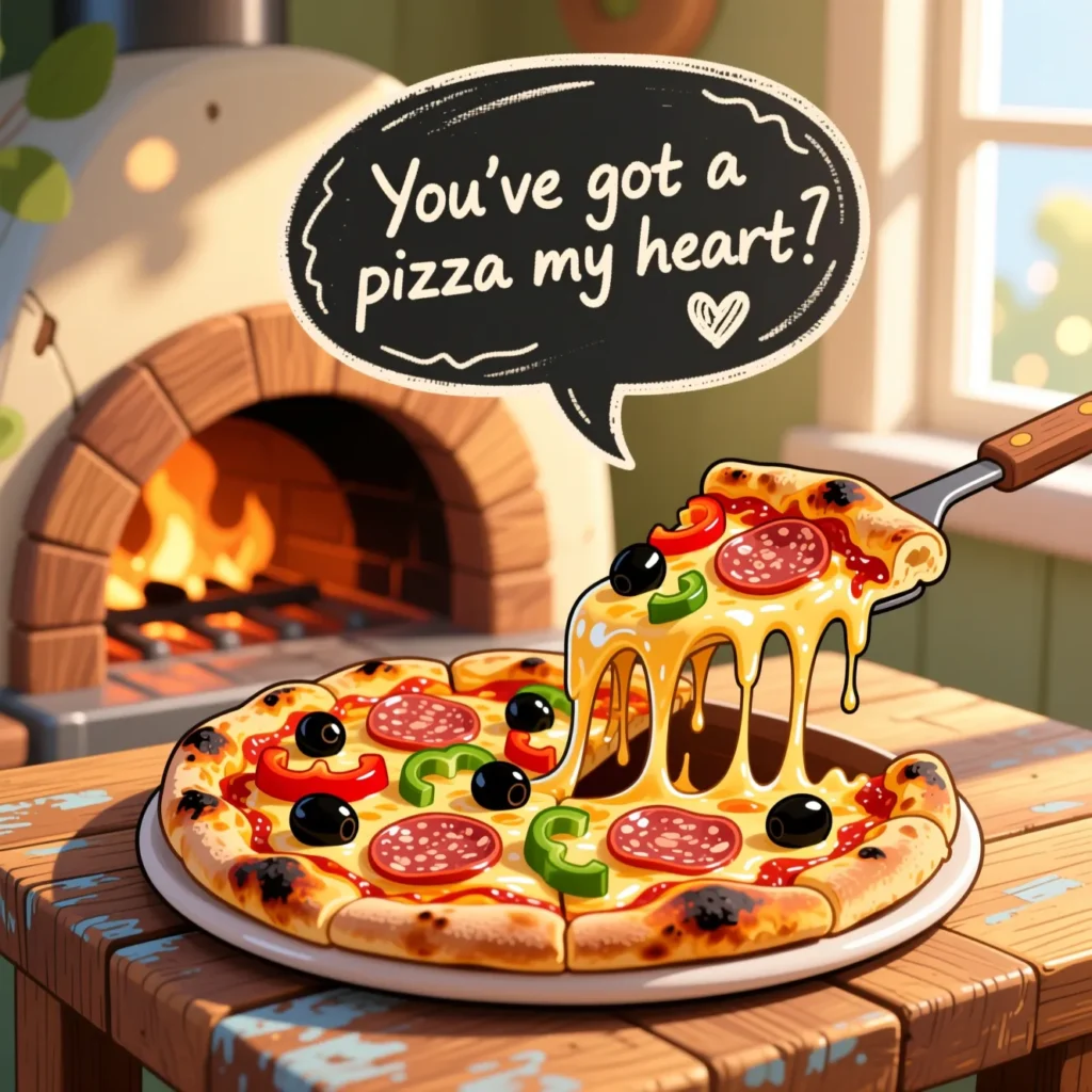 Pizza Caption Puns for Social Media