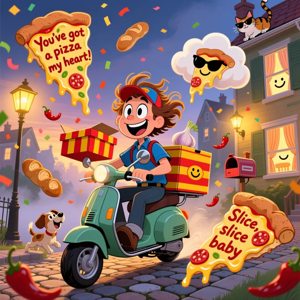 Pizza Delivery & Takeout Puns