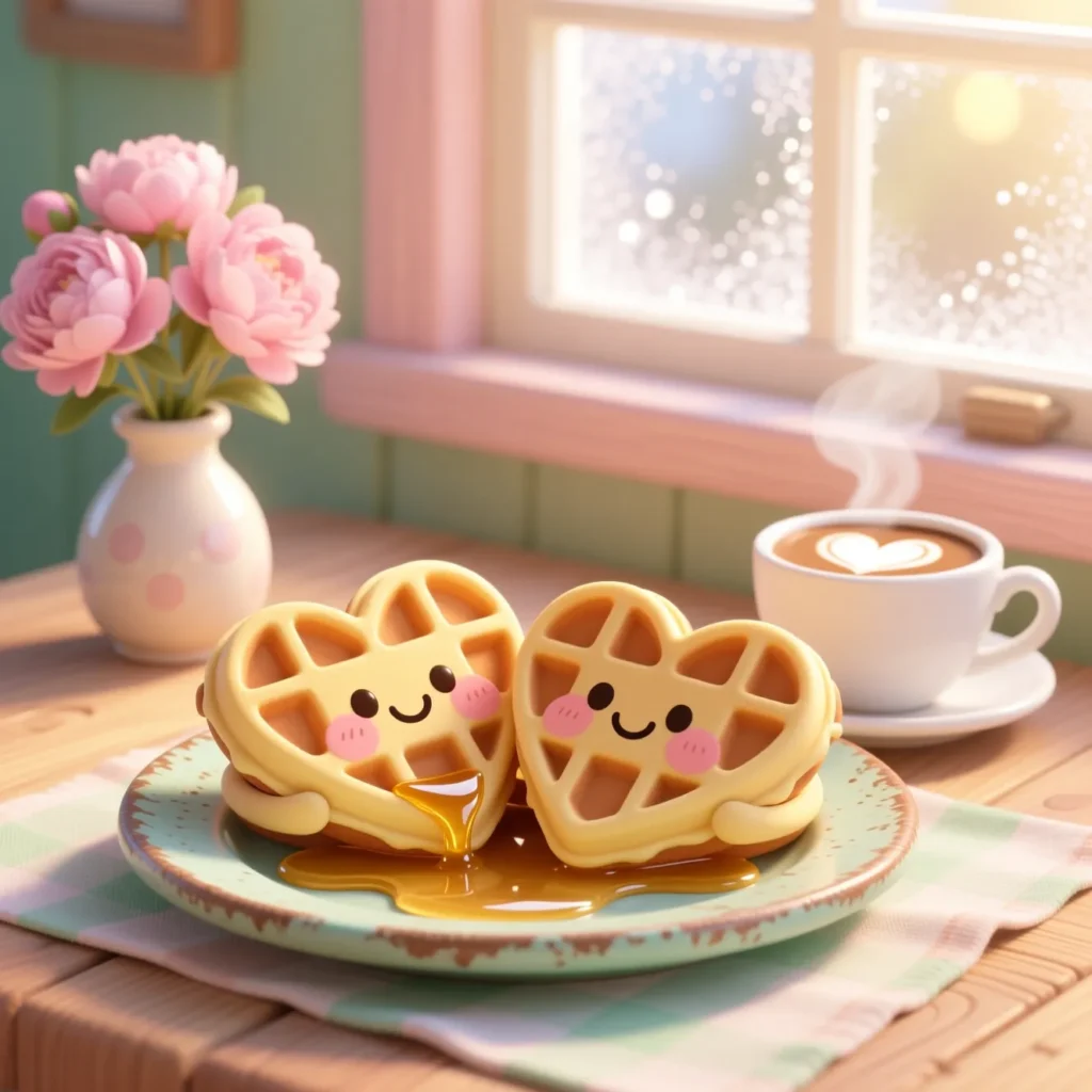 Romantic Waffle Puns