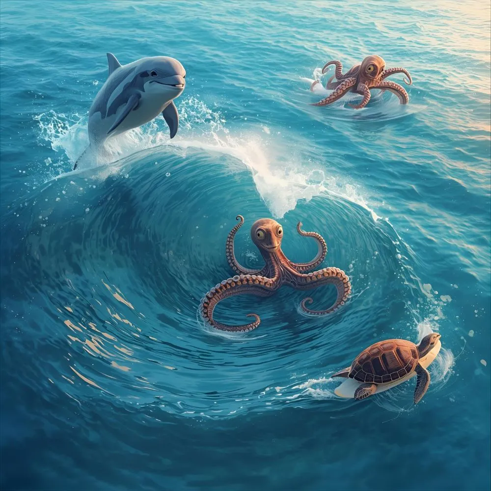 Sea Creature Wave Puns