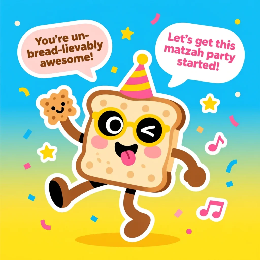 Silly Matzah Puns for Social Media