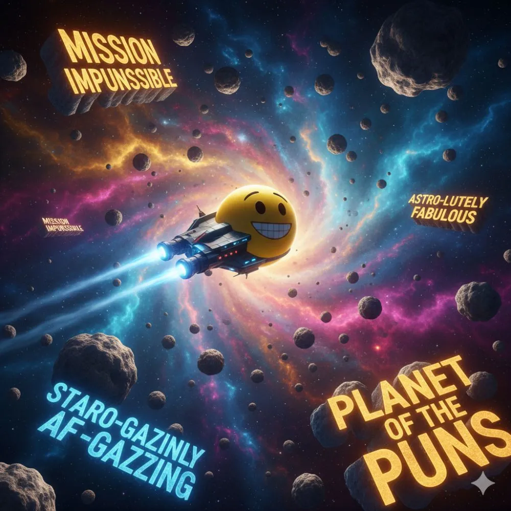 Spaceship and Galaxy Puns