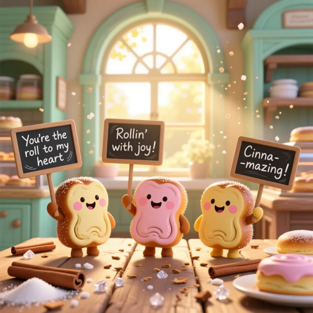 Sweet Cinnamon Bun Puns