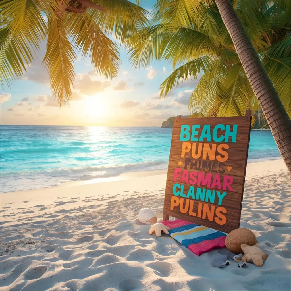Tropical Beach Puns 