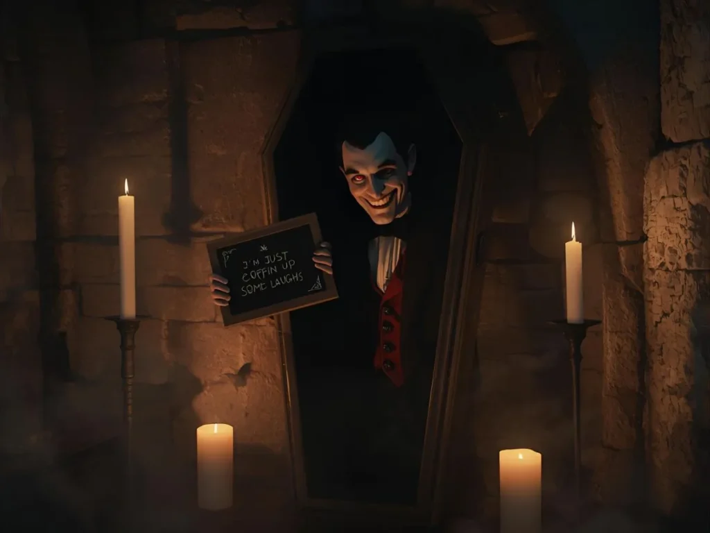 Vampire Coffin Puns