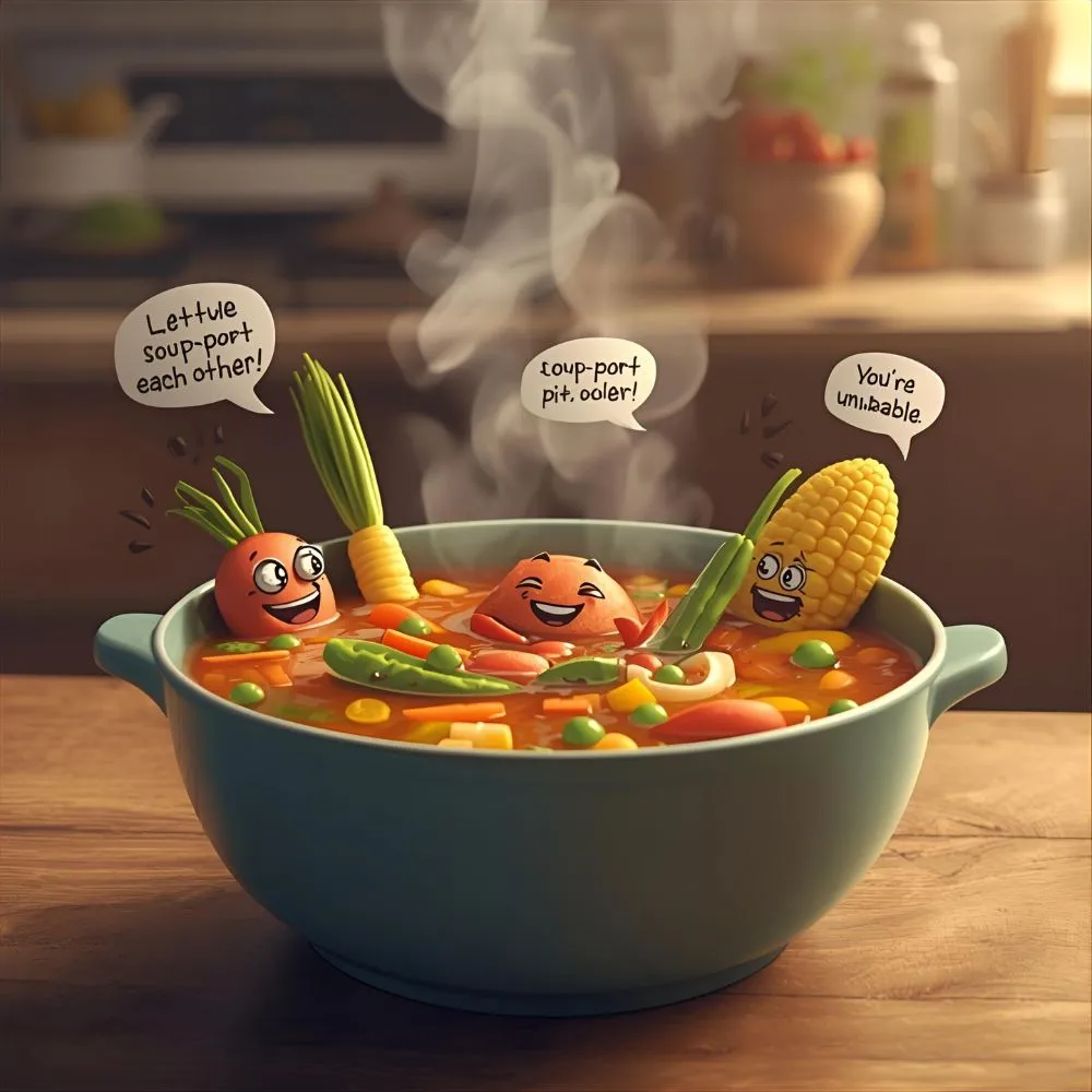 Vegetable Soup Puns