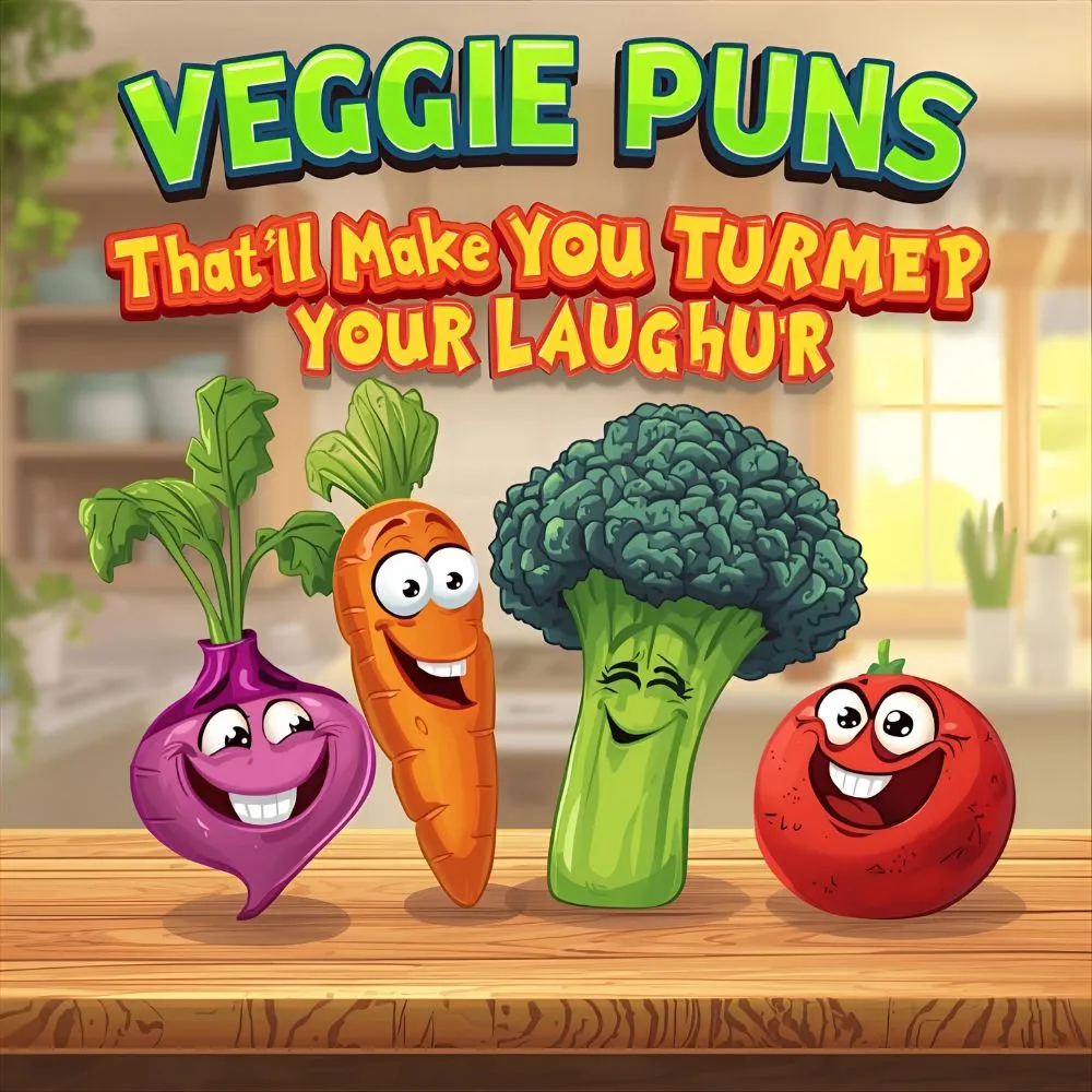 Veggie Puns That’ll Make You Turnip the Laughter