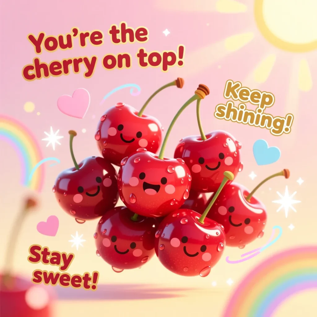 Cherry Puns for Positivity & Motivation
