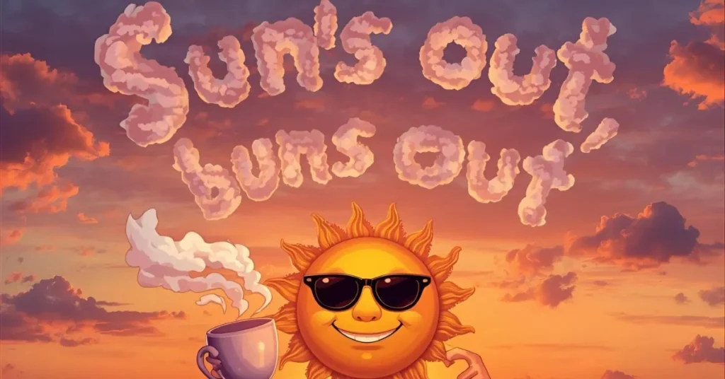 Funny Sunset Puns for Photos