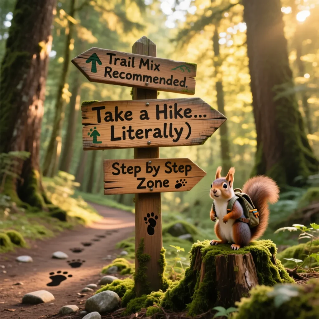 Hiking and Walking Trail Puns