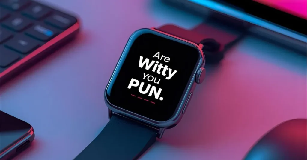 Smartwatch Puns for Tech Lovers